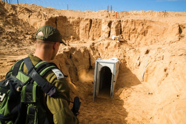 Israel says it uncovers deep militant tunnel dug from Gaza