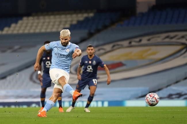 Man City rallies for 3-1 win over Porto in Champions League