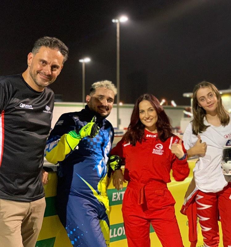 The stunning Elli AvrRam has always been adventurous by nature, the most recent feat she tried her hand at was Karting