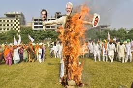 BJP condemns burning of PM's effigies on Dussehra
