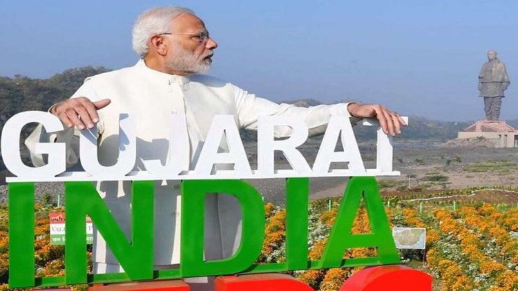 PM Modi arrives on two-day Gujarat visit
