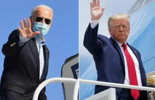 Trump pitches 'back to normal' as Biden warns of tough days