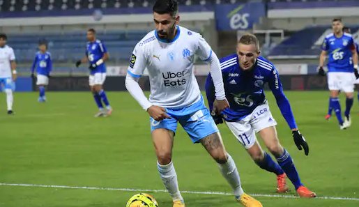 Marseille wins at Strasbourg 1-0 to move to 4th in Ligue 1