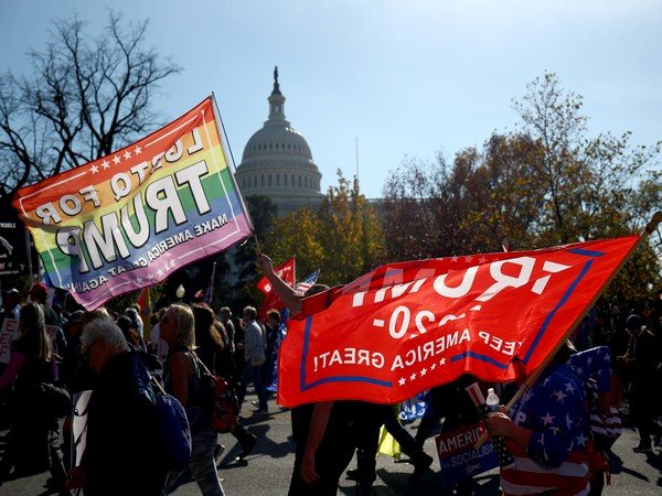 Thousands of Trump fans turn up at Washington DC demanding 'Four more years'