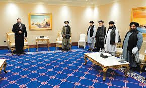 Pompeo meets Taliban, Afghan negotiators in Doha