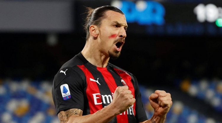 Ageless Ibrahimovic scores 2 as AC Milan wins 3-1 at Napoli