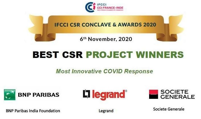Legrand India Wins 'The Most Innovative COVID-19 Response' Award at the IFCCI CSR Conclave and Awards 2020