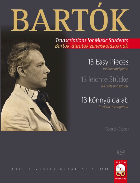 Bartók's 'For Children' Book 1 Songs Arranged as Duets for Flute and Clarinet