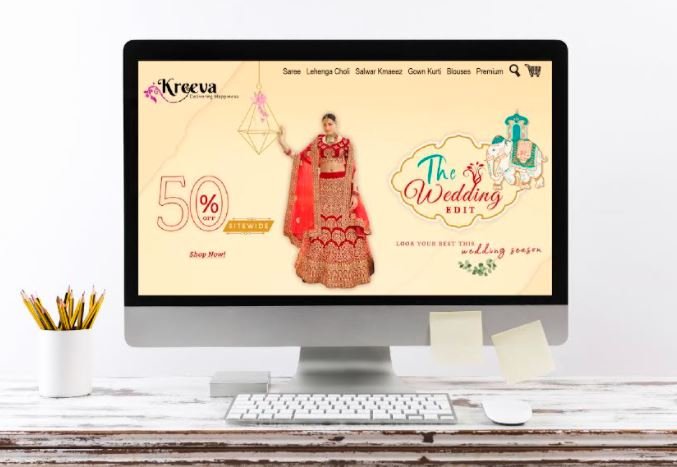 Women Ethnic Clothing Manufacturer 'Arya Design - Kreeva' Launches Own Online Platform