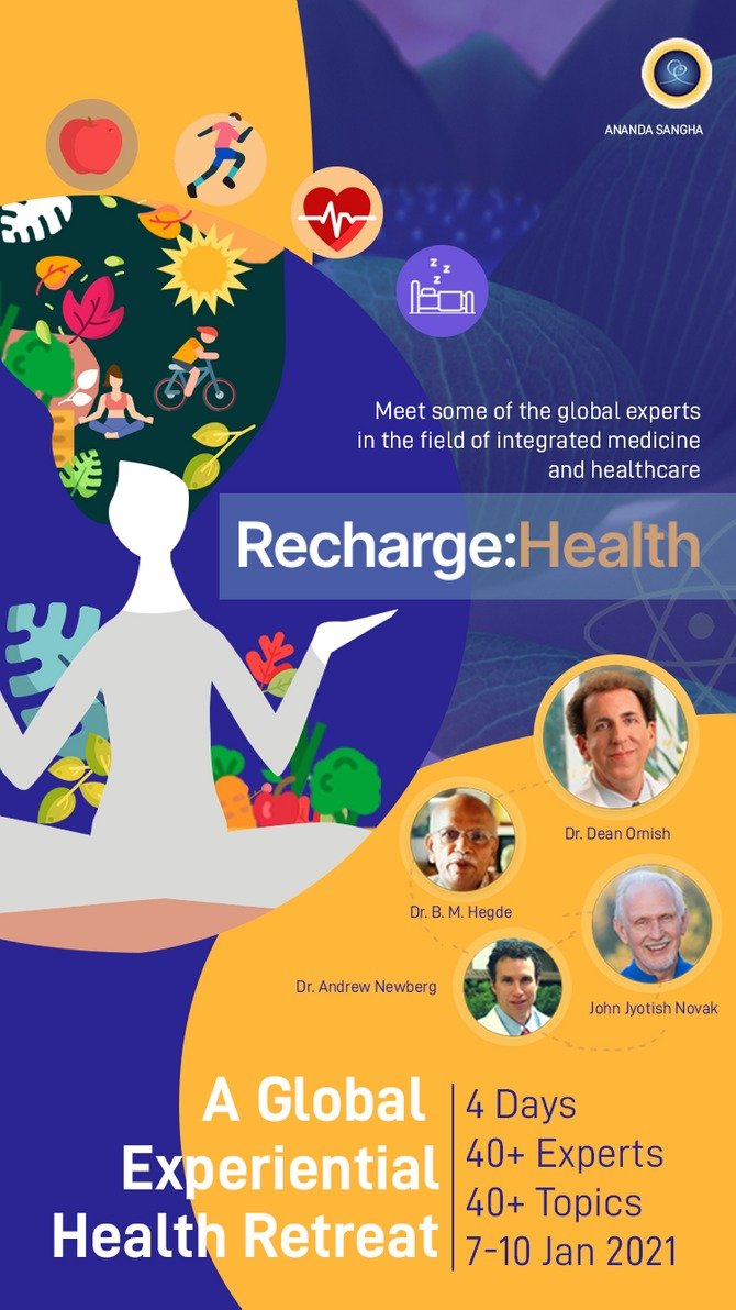 Ananda Sangha Announces First-of-its-kind Global Retreat on Health & Wellness for Everyone