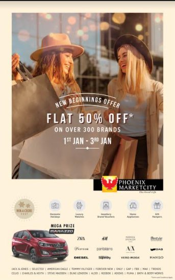 Phoenix Marketcity Pune Welcomes 2021 in Style, Offers Flat 50% Off on 300+ Brands