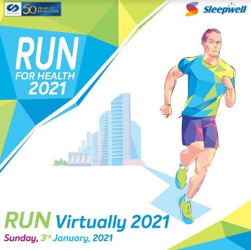 Sleepwell Welcomes 2021 with its Annual "Run for Health" Initiative