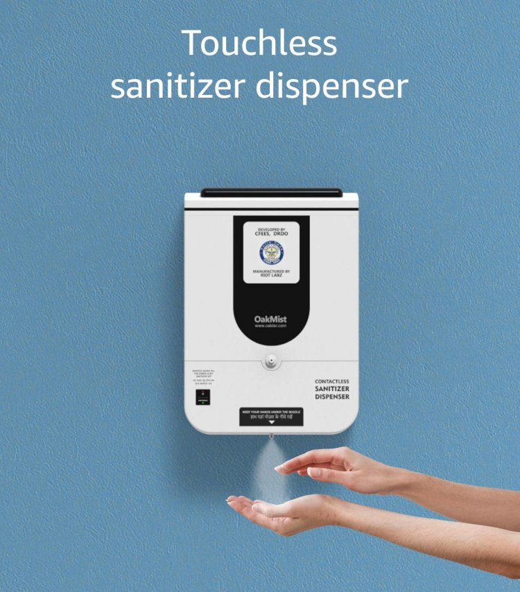 Republic Day Sale: 50% Discount on Oakmist - DRDO's Automatic Sanitizer Machine