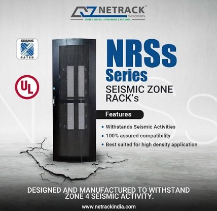 Netrack Introduces Seismic Rack Cabinet to Protect IT Equipment from Earthquake