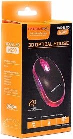 PremiumAV Launches 3D Optical Wired USB Mouse for Gamers and Precision Users