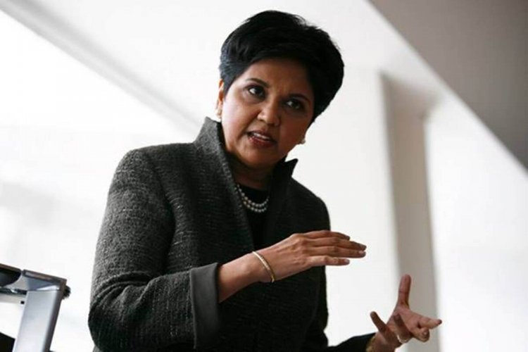 Draw inspiration from people 'who see the cup as half full': Nooyi to Indian students in US
