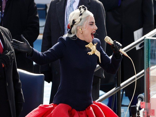 Lady Gaga delivers powerful rendition of US national anthem at Joe Biden's inauguration