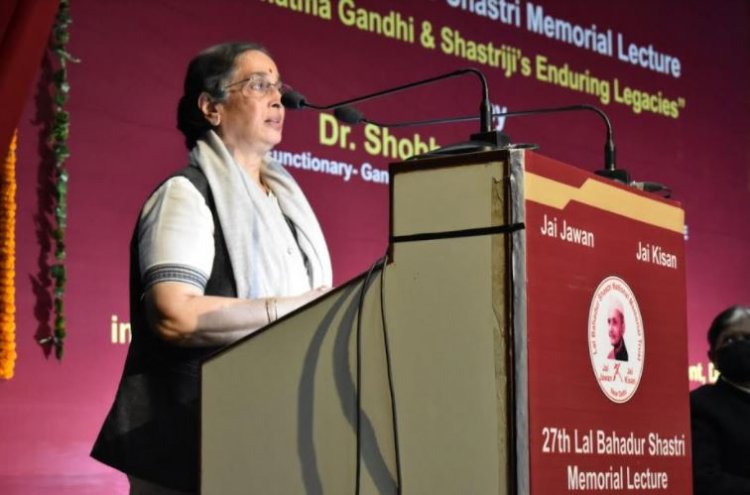 Dr. Shobhana Radhakrishna Delivered 27th Lal Bahadur Shastri Memorial Lecture