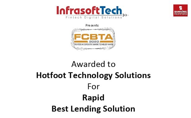 Hotfoot Technology Bags 'Best Lending Solution' Award