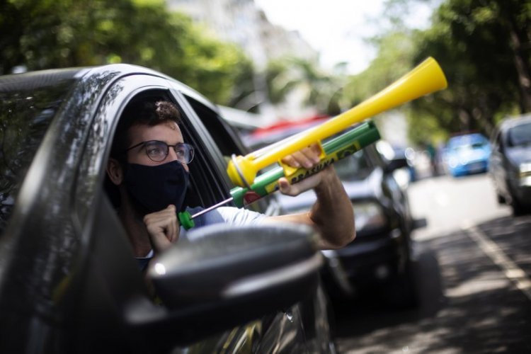 Thousands take to streets protesting Brazil's Bolsonaro