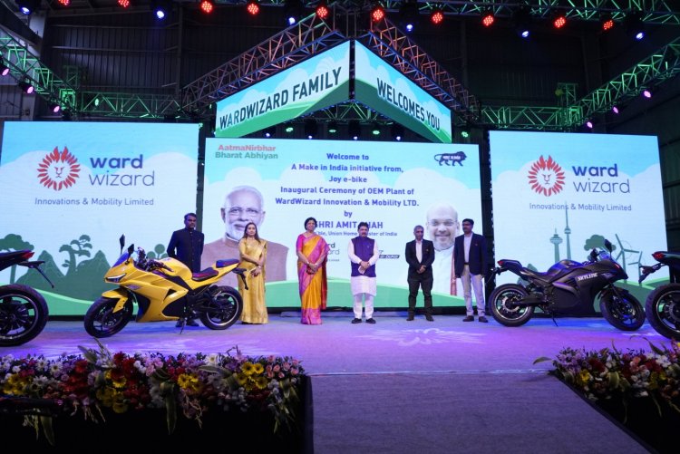 Wardwizard Innovation Inaugurates One of India's Largest Electric Two-wheelers Plant; To Generate 6,000 Employment Opportunities
