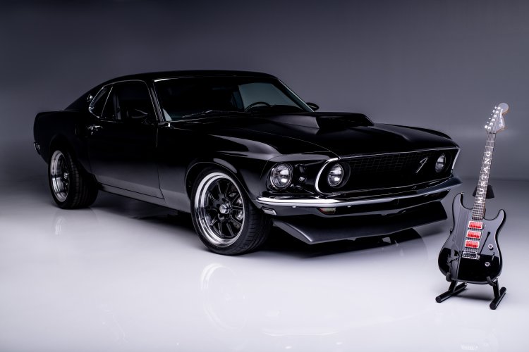 Barrett-Jackson and Fender® Custom Shop Collaborate on 1969 Ford Mustang Resto-Mod with Matching Fender Custom ’69 Stratocaster® Guitar, Tone Master® Deluxe Reverb® Amplifier