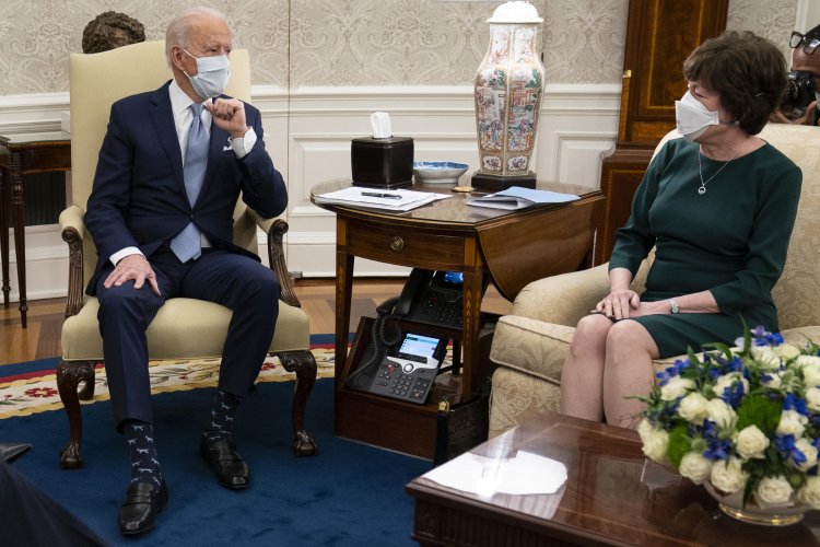 Biden meets Republicans as Democrats push on for virus aid